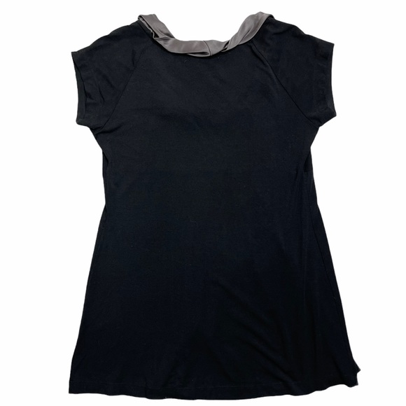 People Like Frank Black Knit Babydoll Mini Dress Size Large - Picture 4 of 7